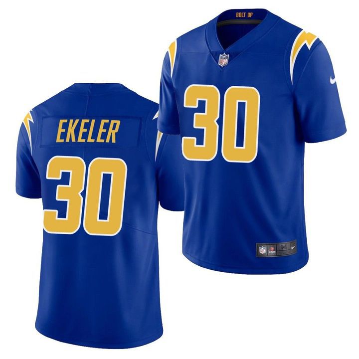 Men Los Angeles Chargers #30 Austin Ekeler Nike Royal Limited NFL Jersey